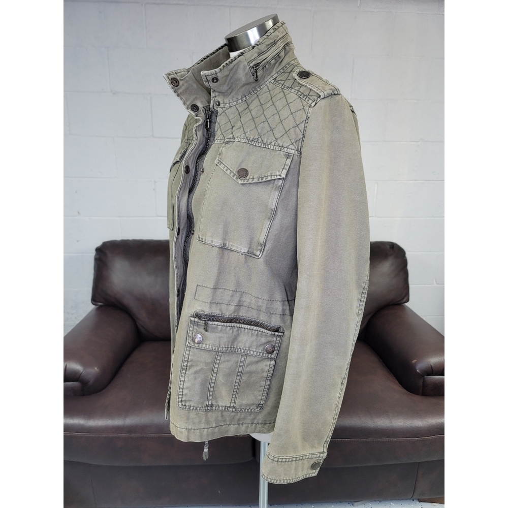 Levi's jacket size L Green military color - Picture 4 of 14